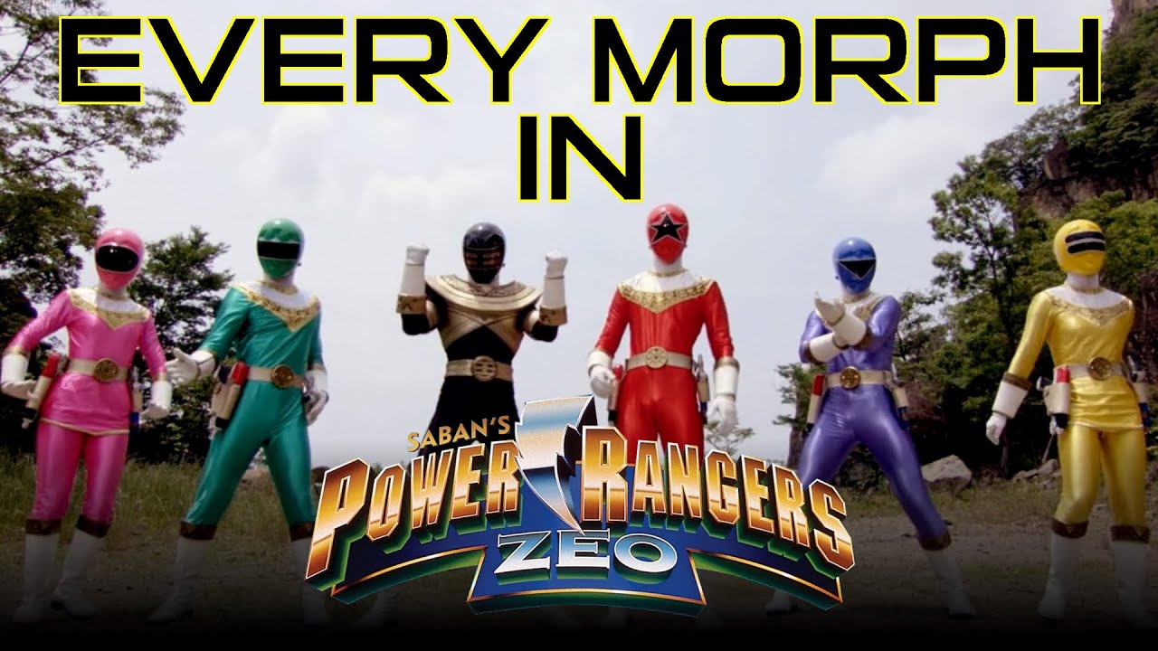 EVERY 'Power Rangers Zeo' MORPH EVER