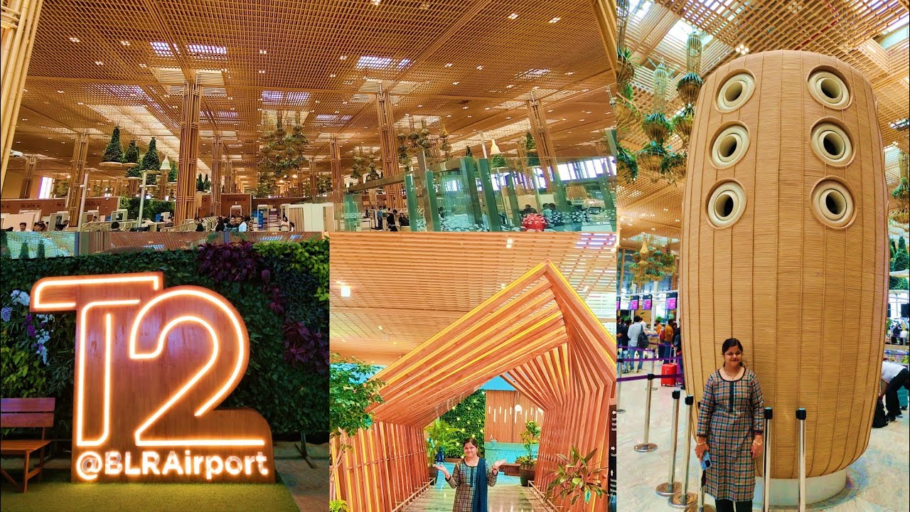 Bengaluru Airport Terminal 2 Departure | Bangalore Airport T2  Domestic Lounge