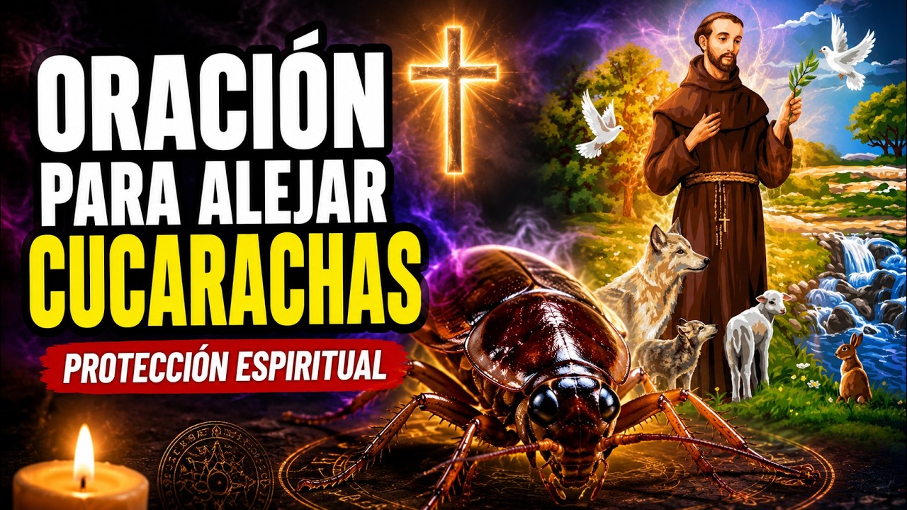 ORACIÓN PARA ALEJAR CUCARACHAS | ORACIÓN ESPIRITUAL