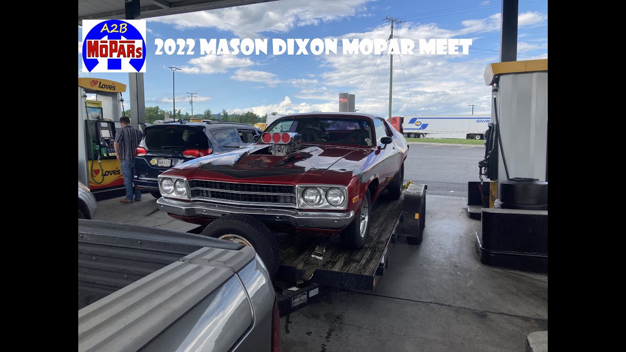 Mason Dixon Mopar Meet 2022 car show and drag racing!