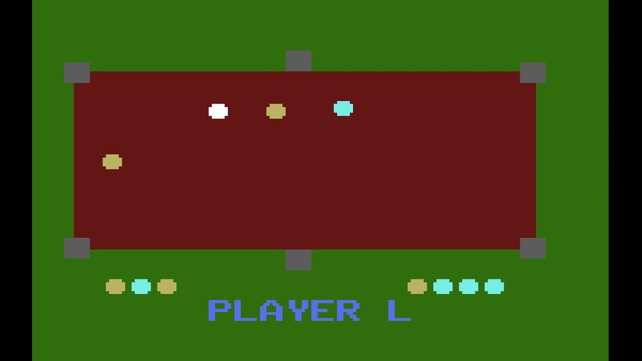 Pocket Billiards! Longplay (Magnavox Odyssey 2 Game)