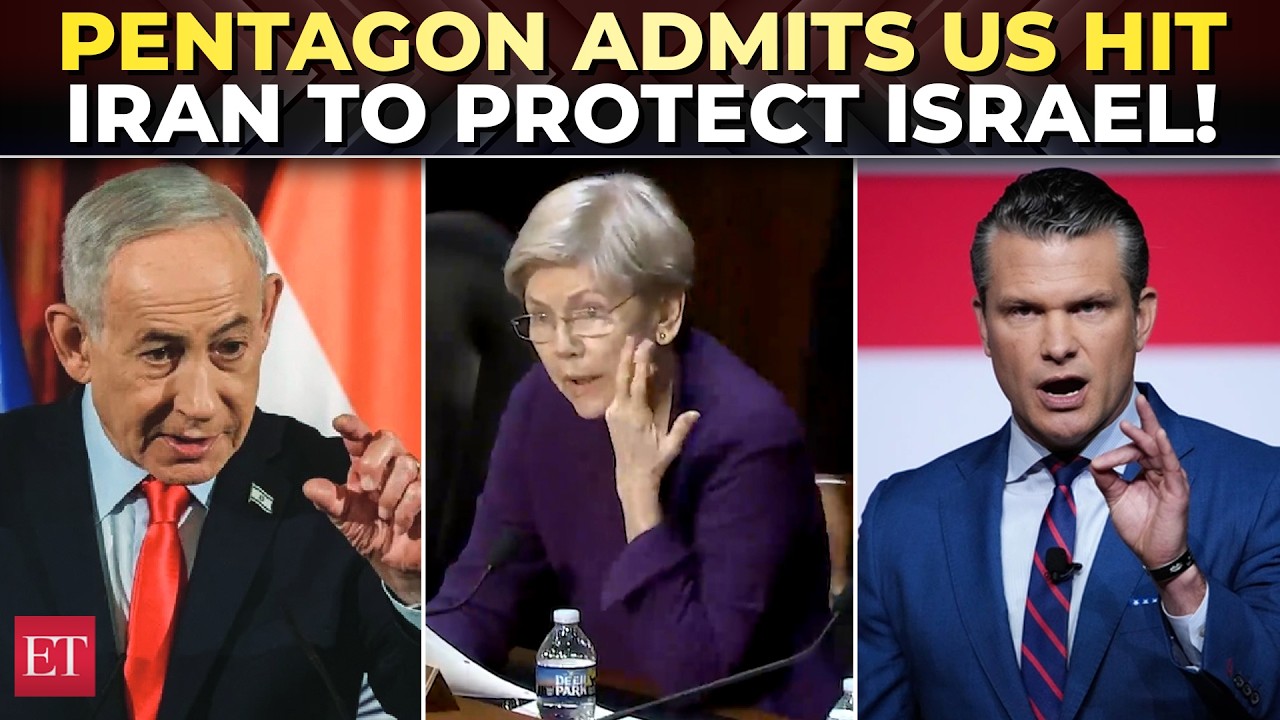 ‘US invaded Iran to protect Israel!’: Warren mercilessly grills Pentagon Advisor at fiery hearing