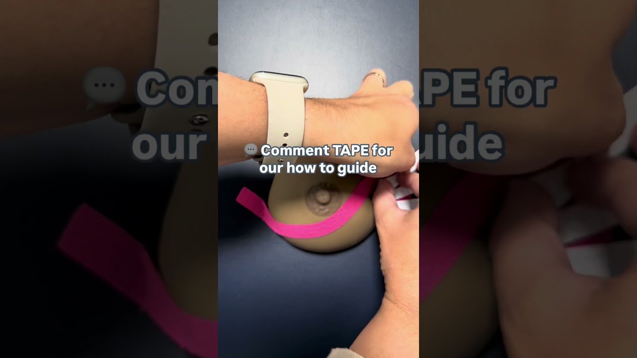 Kinesio Taping for Clogged Milk Ducts & Mastitis 
