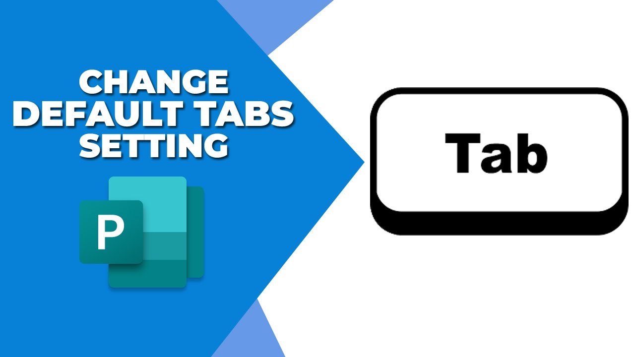 How to change the default tabs setting in publisher