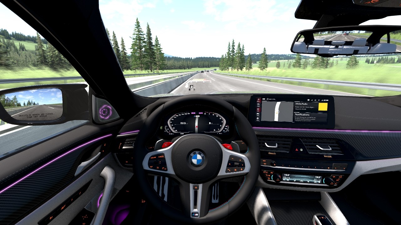 BeamNG Drive - BMW M5 Competition (FAST DRIVING) Autobahn