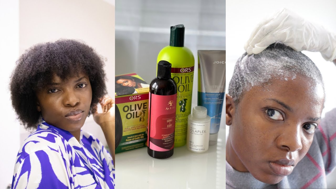 TEXLAX ROUTINE: HOW I TEXLAX MY 4C HAIR AT HOME | Texlaxed hair #relaxedhair