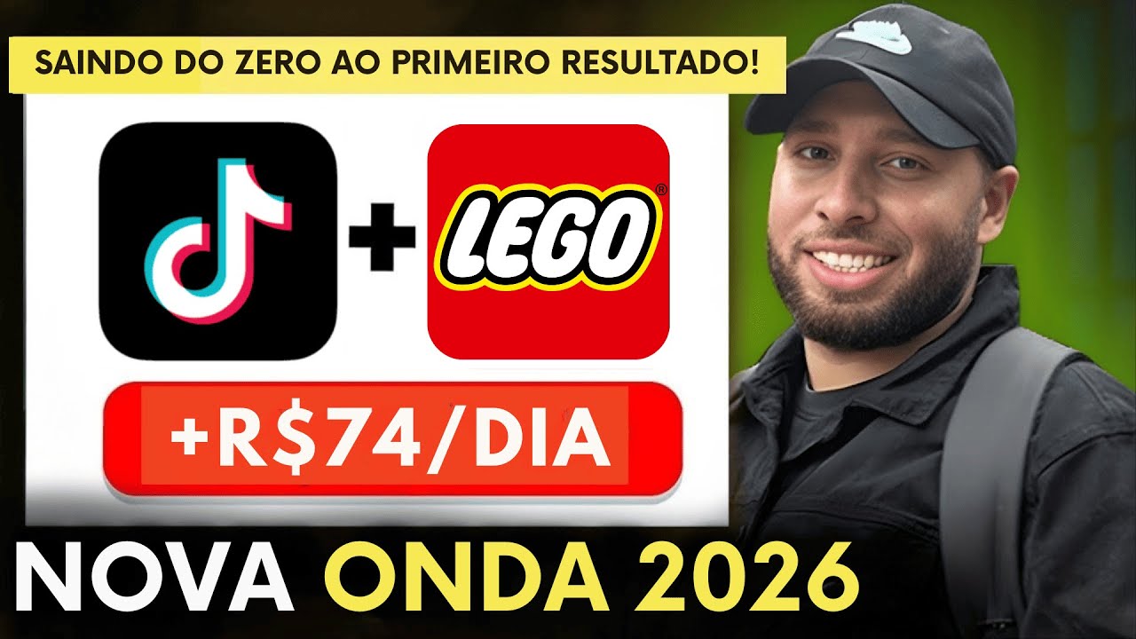 TIKTOK DARK: PRIMEIRA VENDA Com Vídeos de LEGO (SEM APARECER)