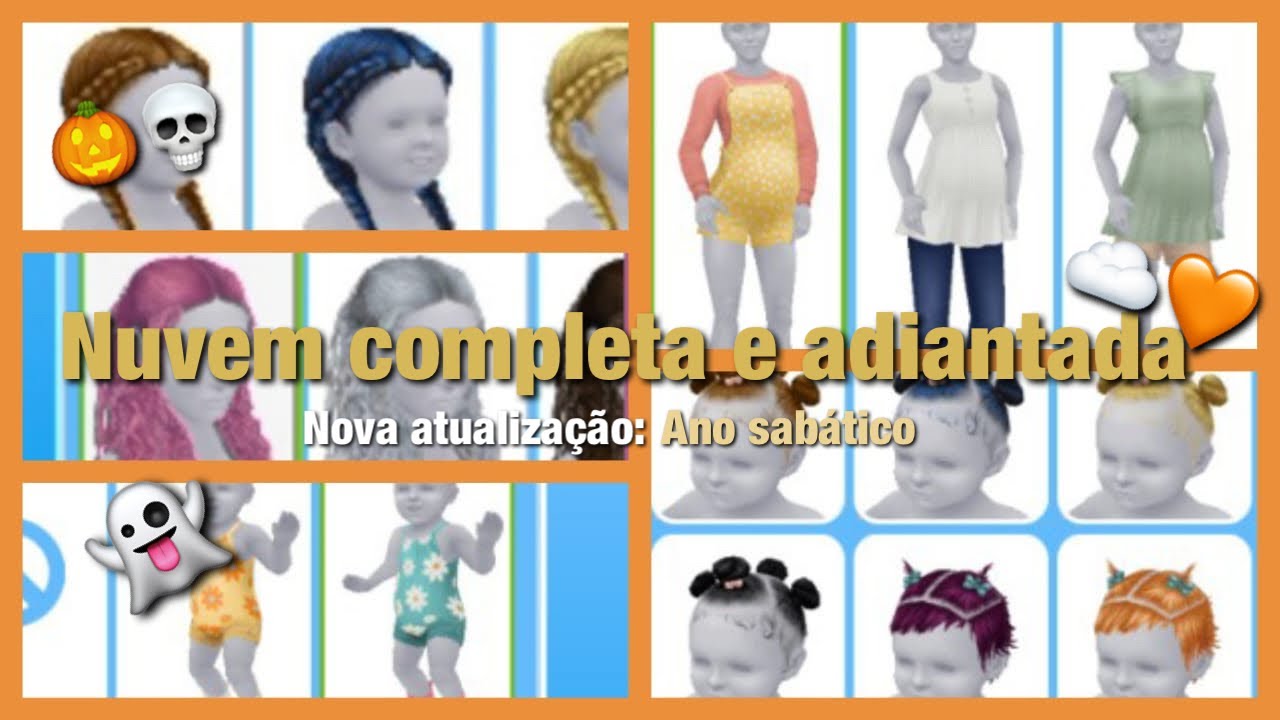 Nuvem completa e adiantada The sims freeplay 🧡#nuvem #thesimsfreeplayupdate 