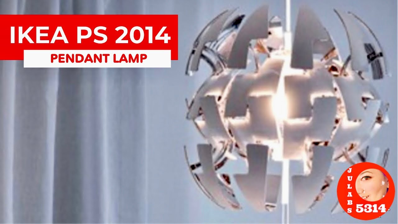 IKEA PS 2014 || HOW TO ASSEMBLE AN IKEA PENDANT LAMP II IKEA CRYSTAL LIGHT