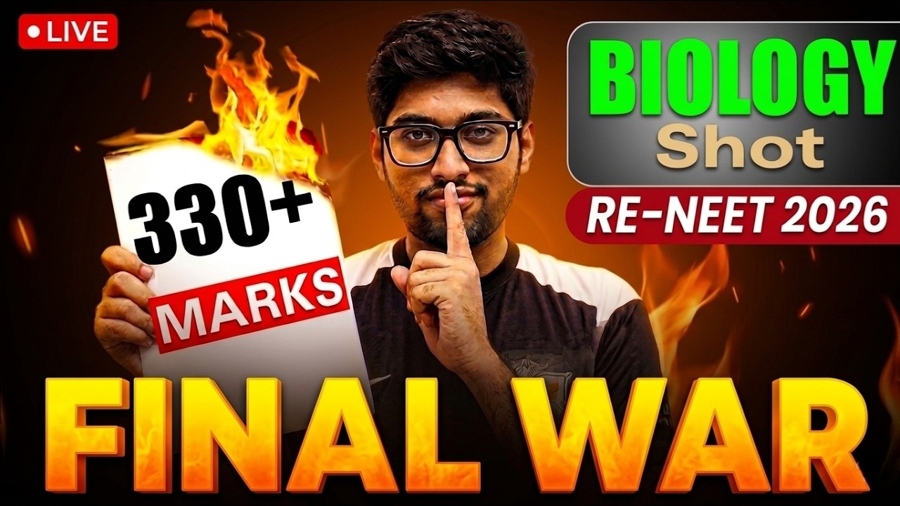 Final War for Biology | One Shot | Re-NEET 2026