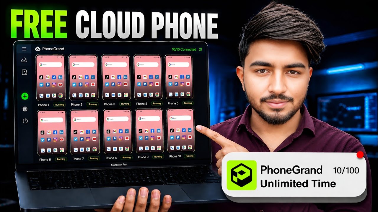 Get Free Cloud Phone Multi Account Setup | PhoneGrad Se Multi Device Sync Trick