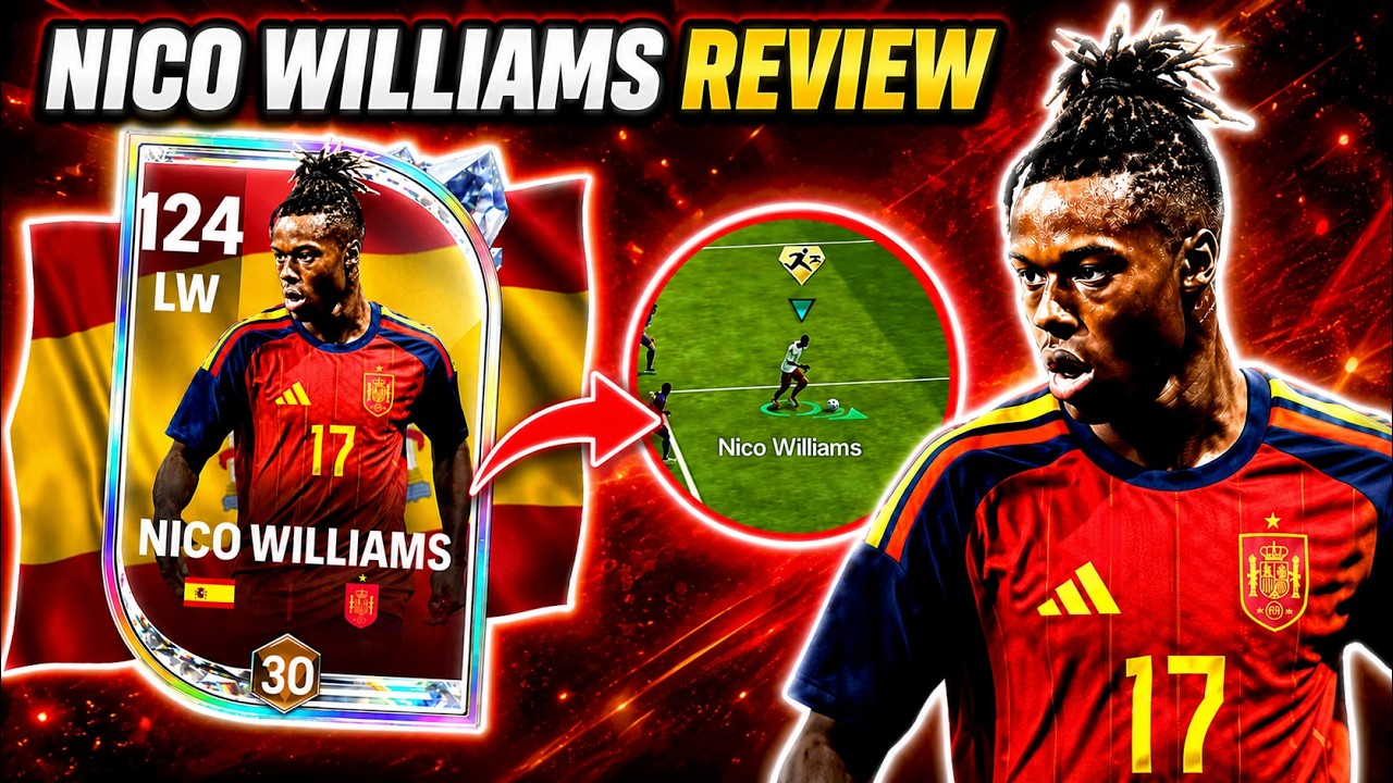 119 OVR NICO WILLIAMS REVIEW || FC MOBILE
