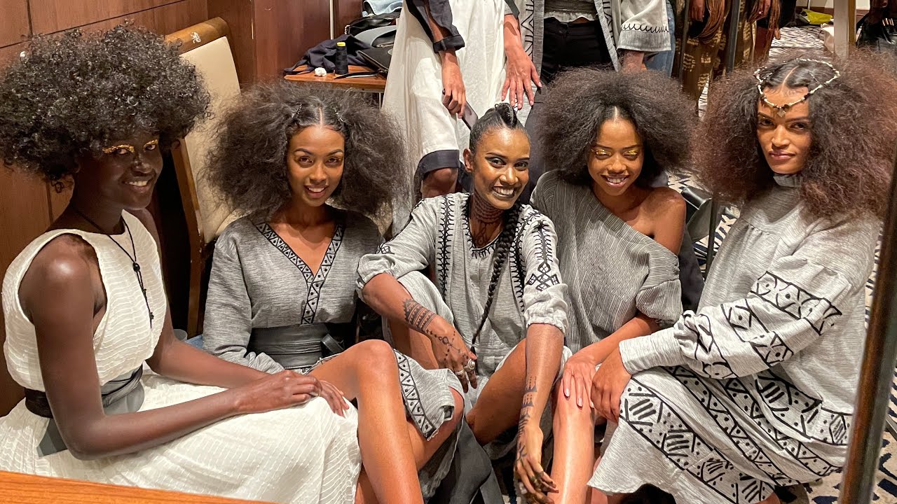 Here is a back stage of the biggest fashion week in Ethiopia organized  by HAFW