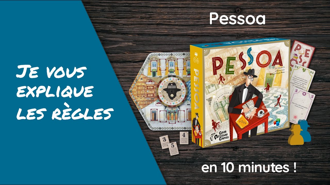 Je vous explique les règles du jeu PESSOA en moins de 10 minutes!
