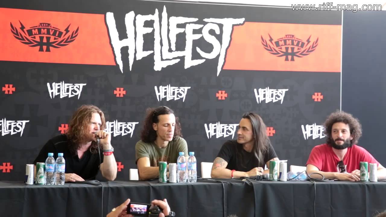 EXTREME Press Conference at HELLFEST 2014