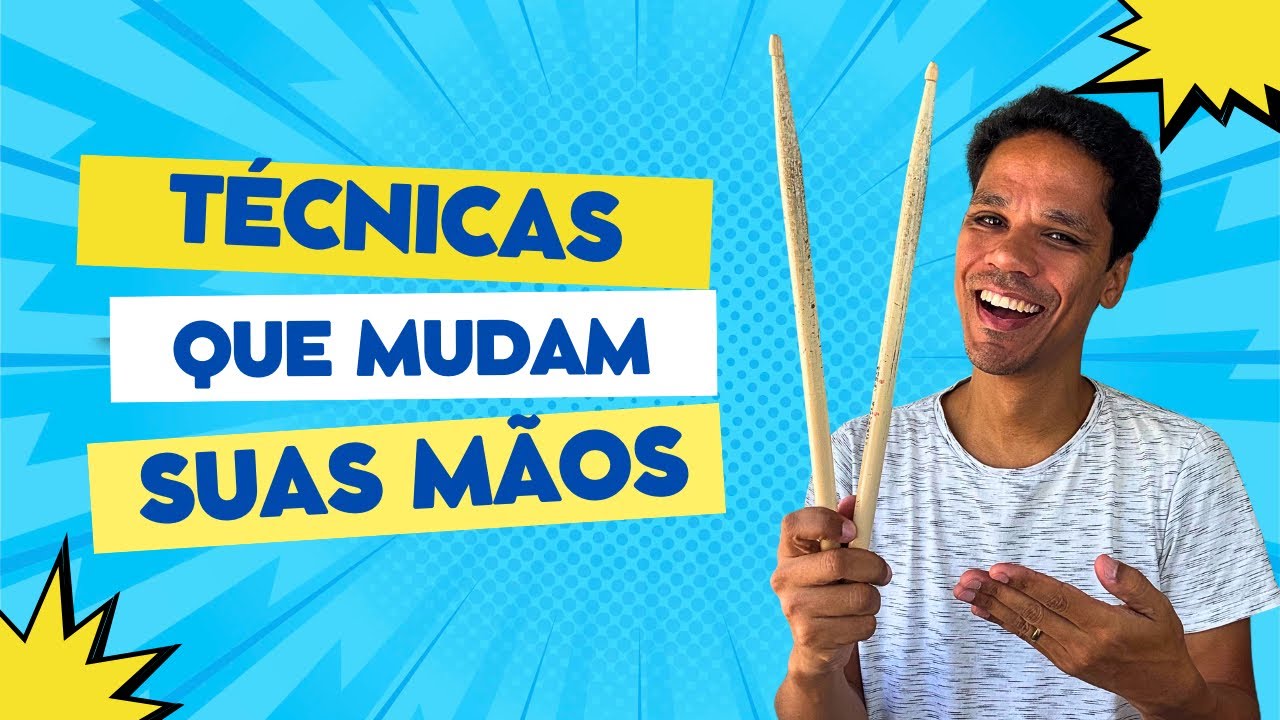 As TÉCNICAS de MÃOS mais EFICIENTES na bateria
