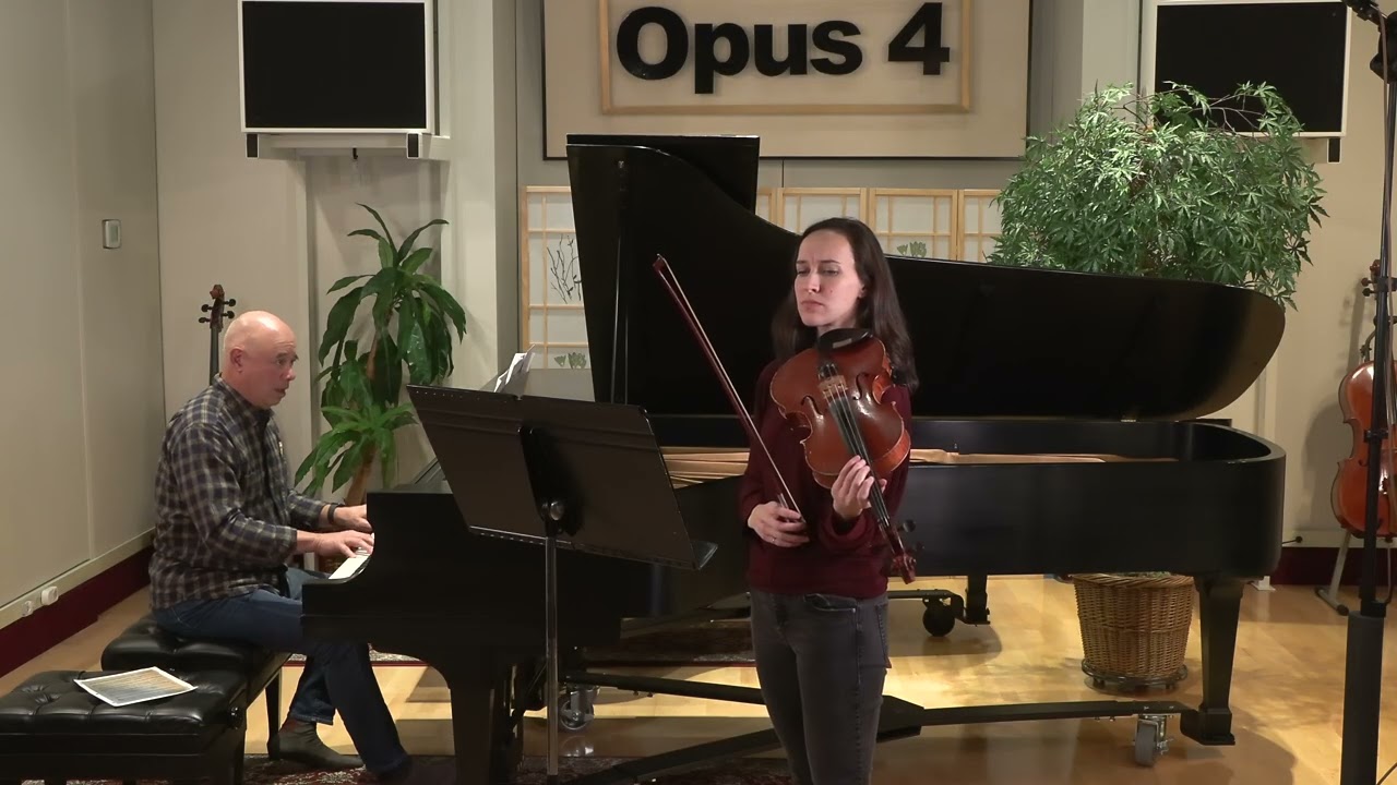 Opus 4 Studios: Amy Werner-Allen, viola and David Tan, piano - Yizkor (In Memoriam) by Ödön Pártos