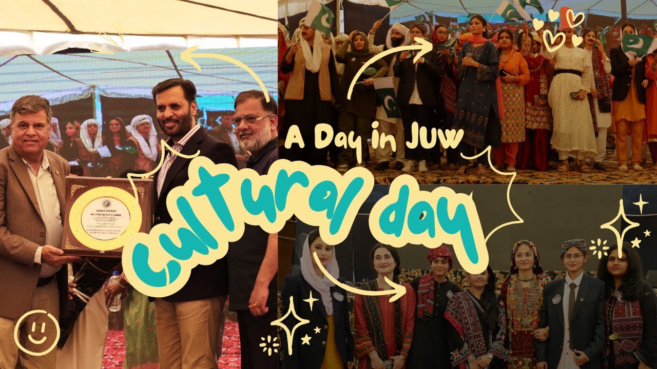 Cultural day colorful performances at Jinnah University For Women Karachi @JuwOfficial