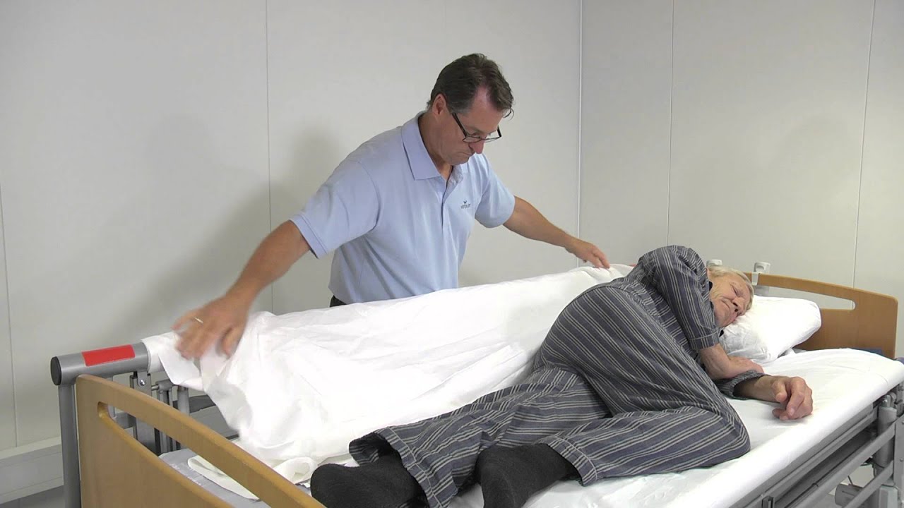 Skift lagen med patient i seng med VENDLET V5S