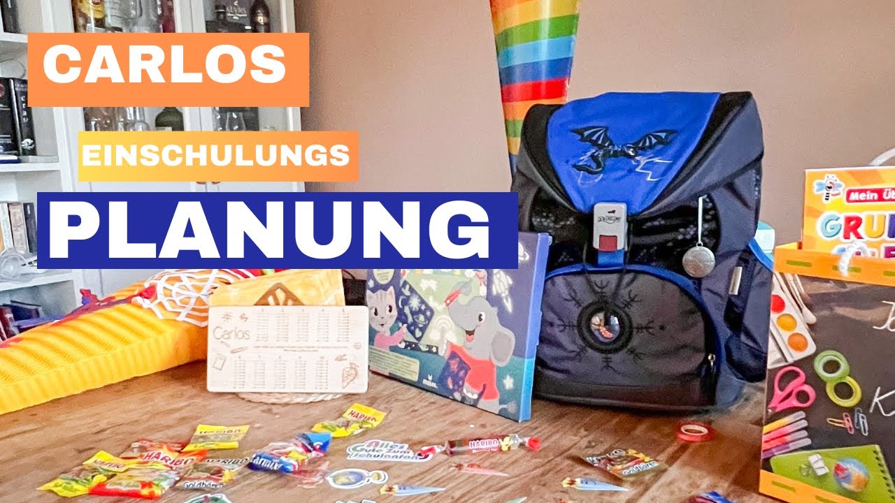 Carlos Schulstart vorbereitungen   Vlog Rosislife