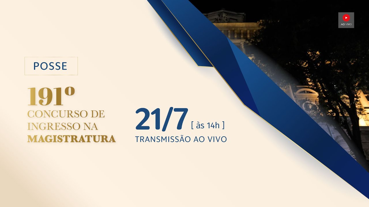 Solenidade de posse do 191º Concurso de Ingresso na Magistratura
