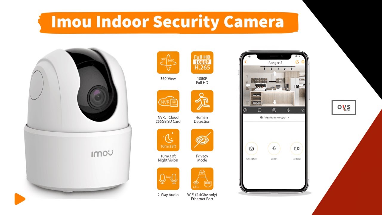Imou Ranger 2 Indoor Home Security Camera For Home Video Surveillance Protection #securitycameras