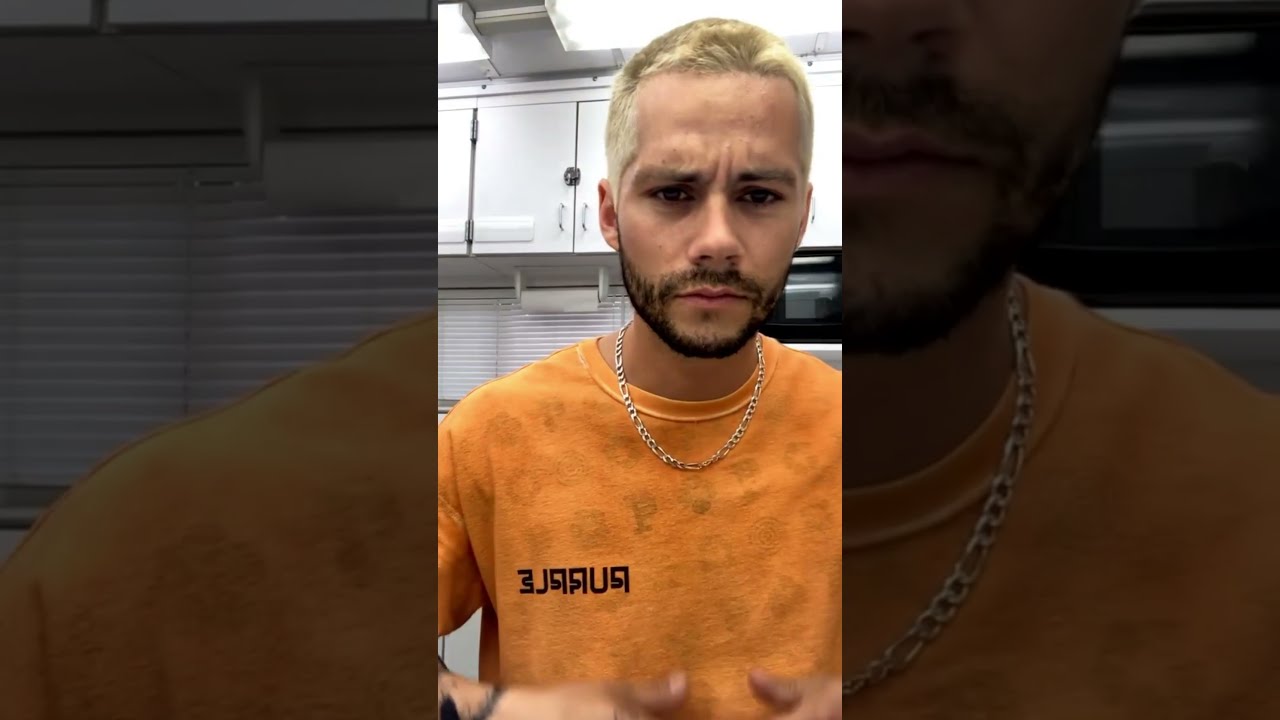 Dylan O'Brien and his new look for his new role in 