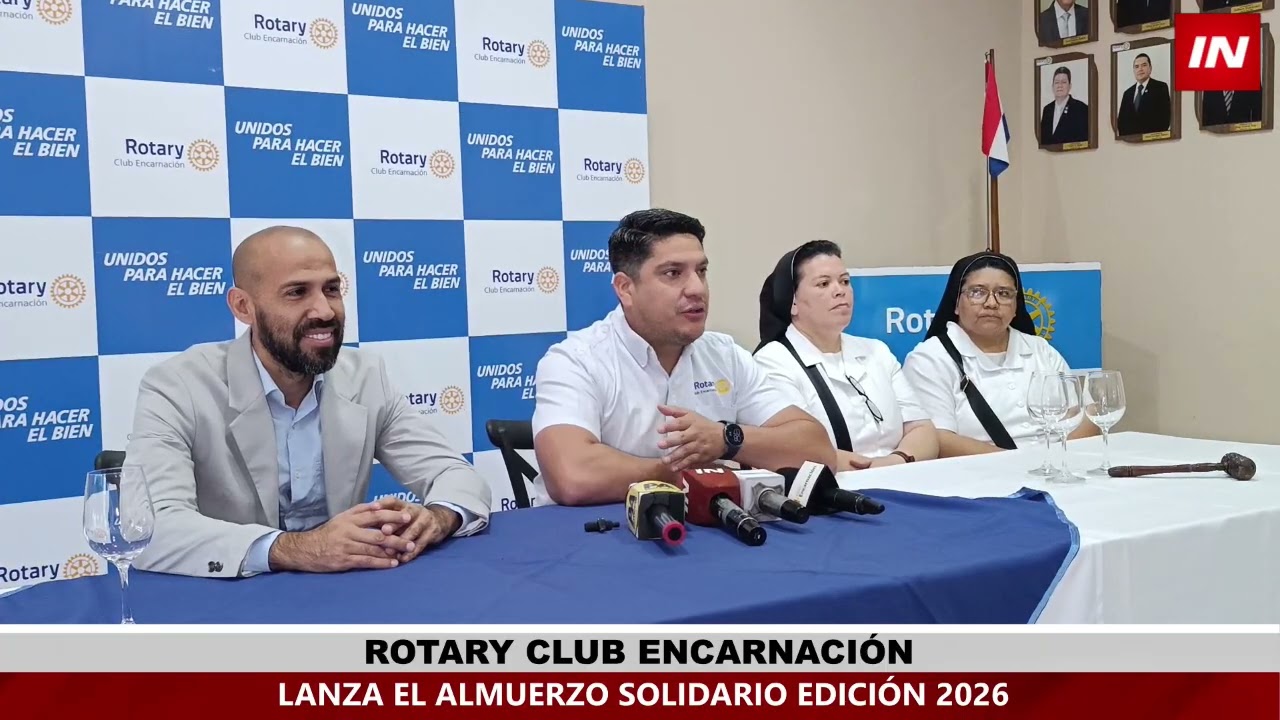 ROTARY CLUB ENCARNACIÓN ORGANIZA SU 33° ALMUERZO SOLIDARIO