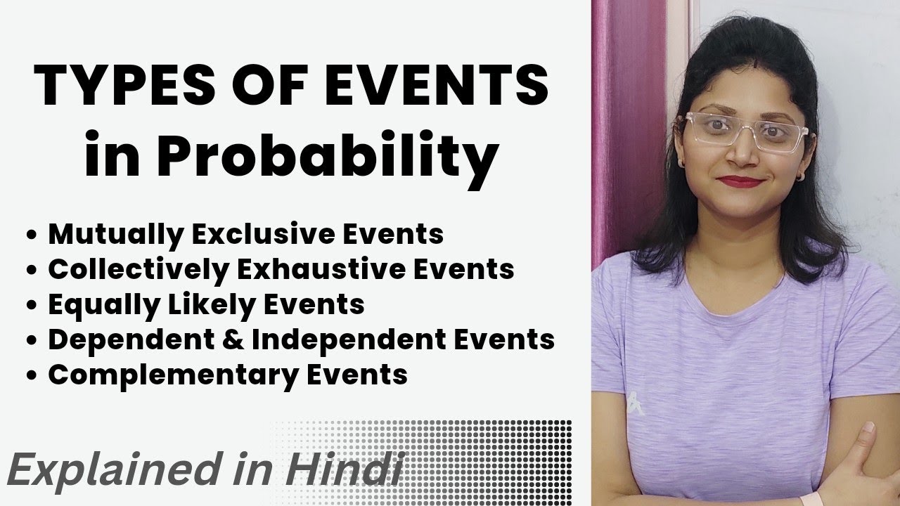 TYPES OF EVENTS in Probability | Probability Events | Event & its types #phd #statistics #ugcnet