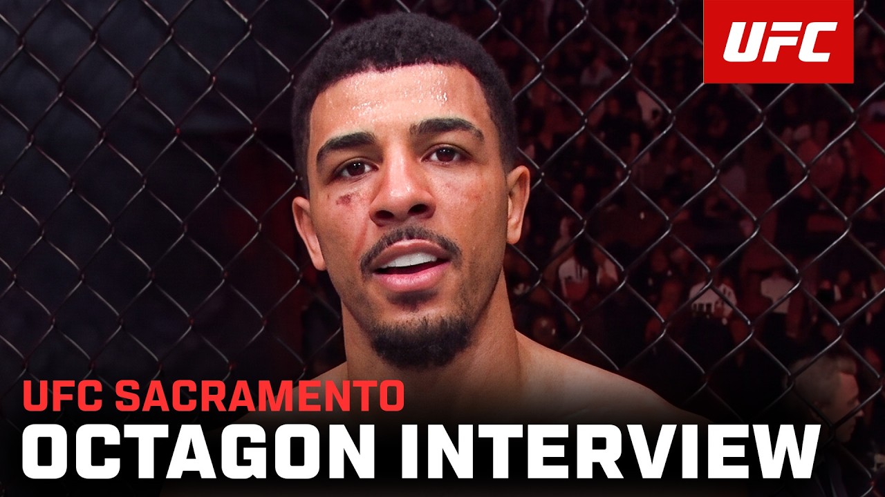 Интервью с MarQuel Mederos в октагоне | UFC Сакраменто