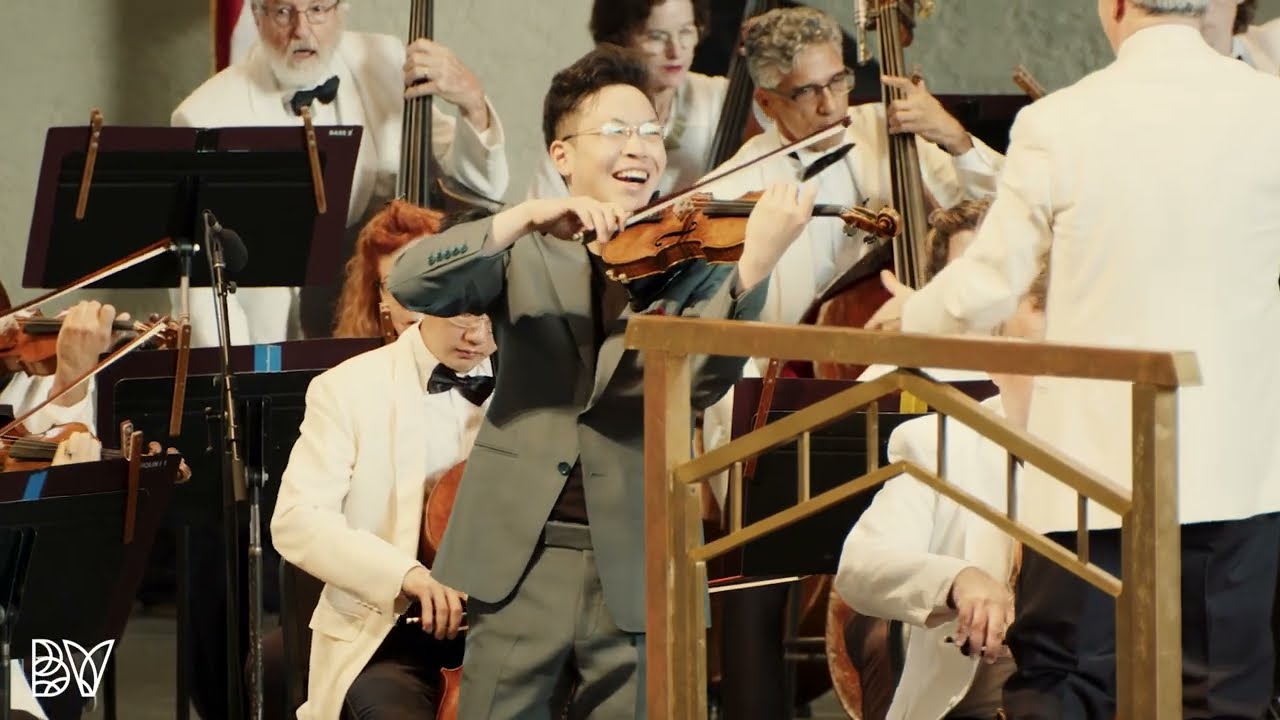 Paul Huang Performs Brahms Violin Concerto (Fabio Luisi / Dallas Symphony Orchestra)