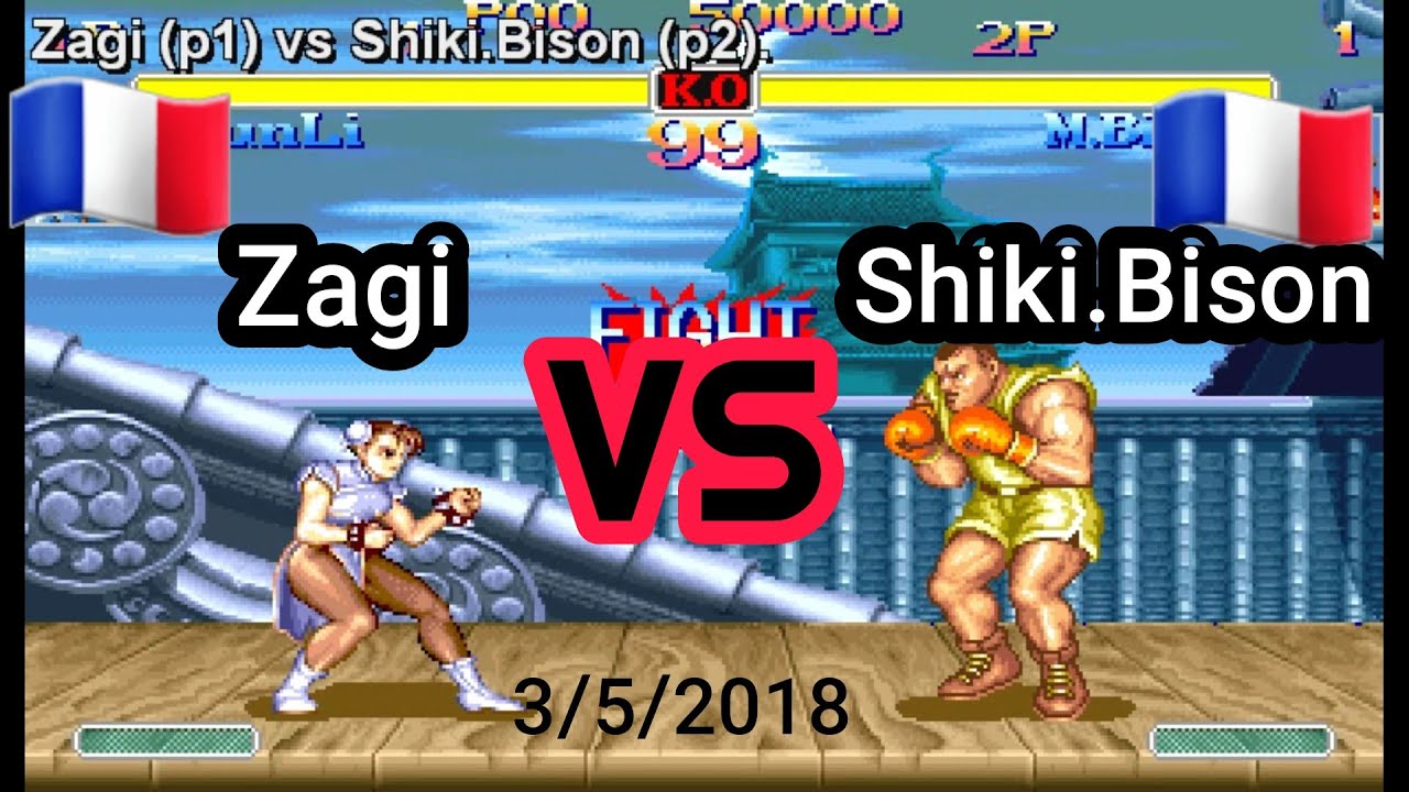[Fightcade] Super Street Fighter II Turbo Zagi vs Shiki.Bison