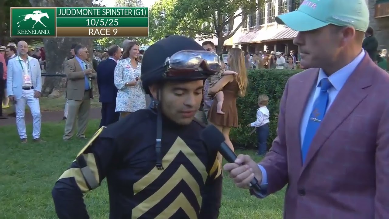 Gin Gin wins the 2025 Juddmonte Spinster (G1)