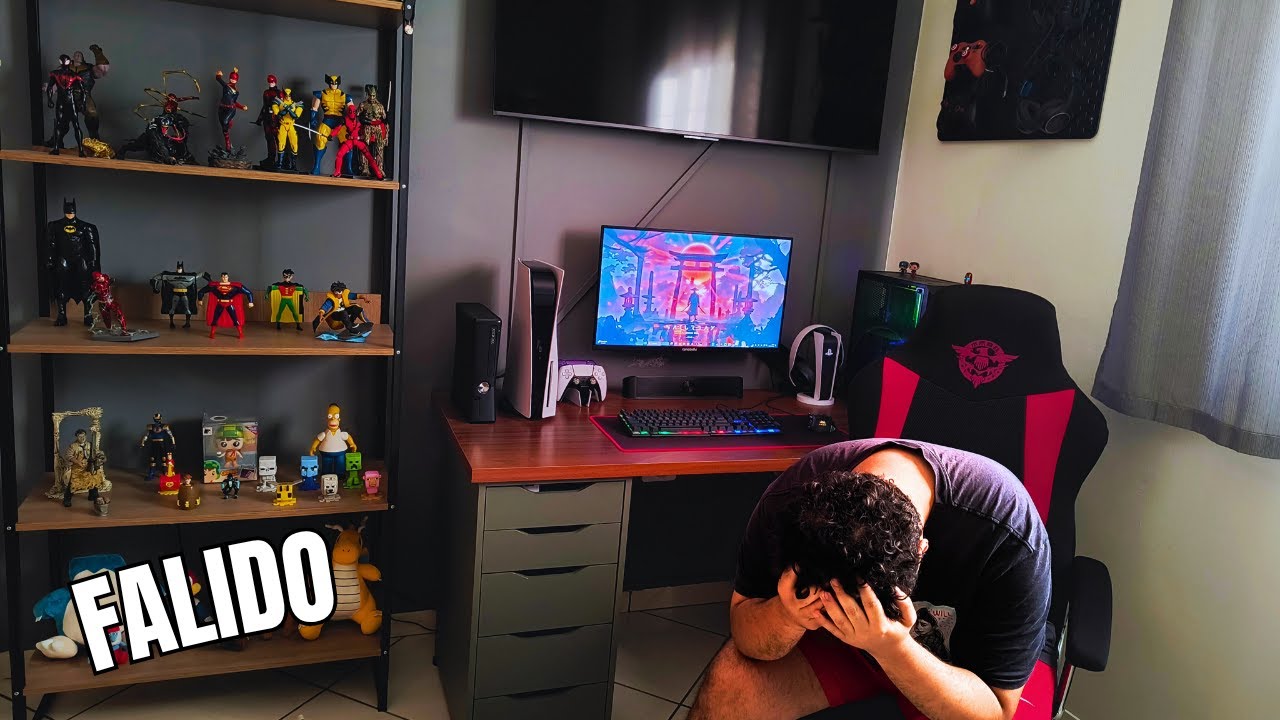 Estou FALIDO Trabalhando como CLT e Sendo Youtuber (DIA GAMER)