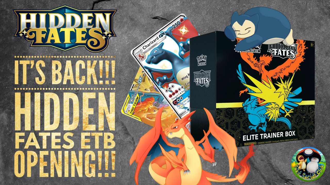 *LOOKS WHO'S BACK!!!* - Pokemon Hidden Fates Elite Trainer Box Opening!!! *EXCITED!!!*