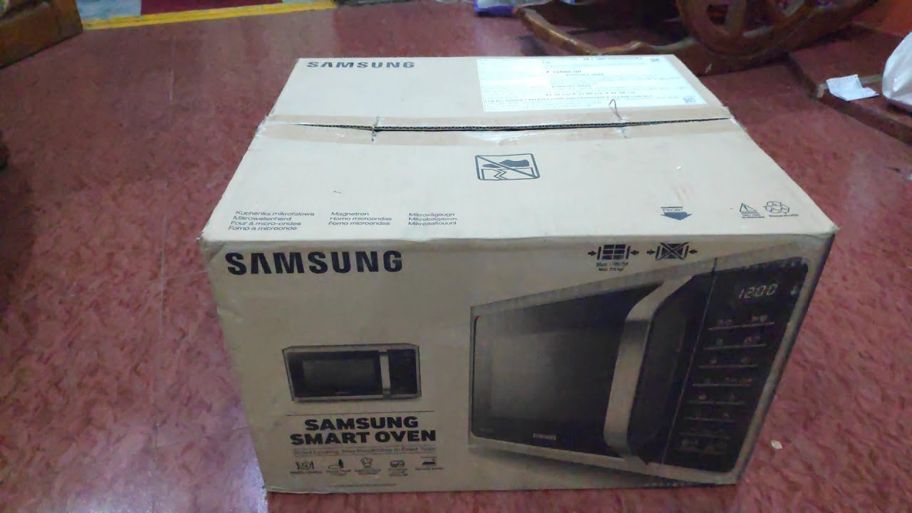 SAMSUNG SMART OVEN Unboxing and Demo