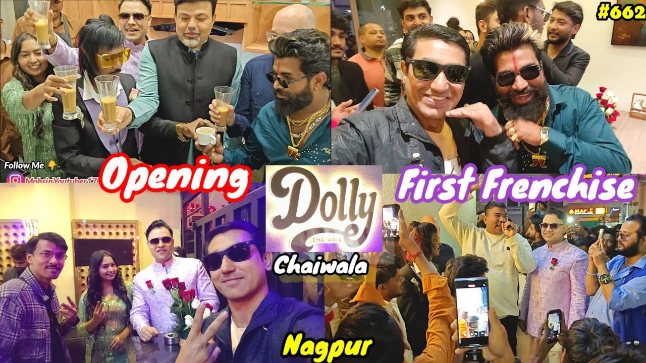 Dolly Chaiwala First Frenchise Nagpur || Invited As A Guest Opening Ceremony 💥 Dolly Ki Tapri Nagpur
