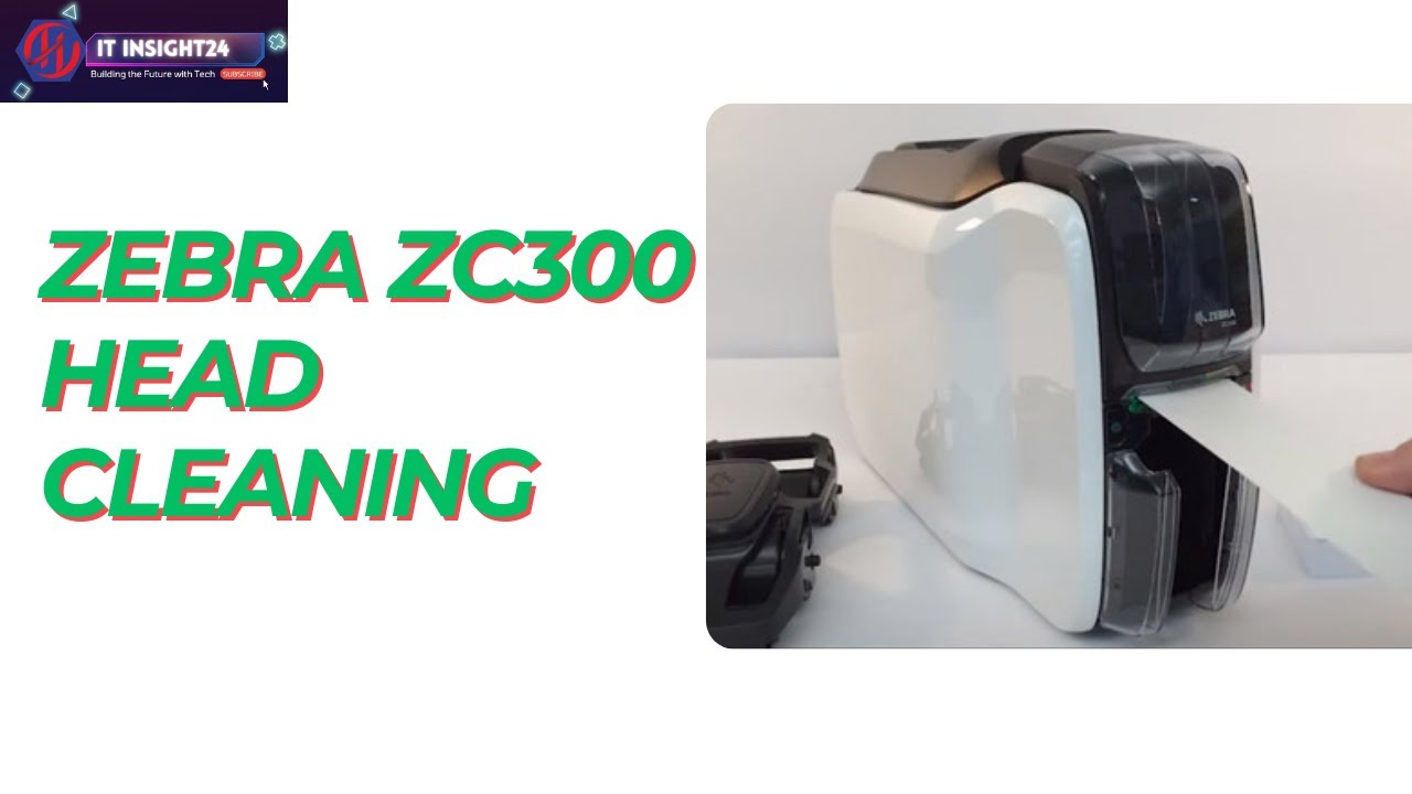 How to Clean Zebra ZC300 Card Printer | Step-by-Step Guide Using Cleaning Cards