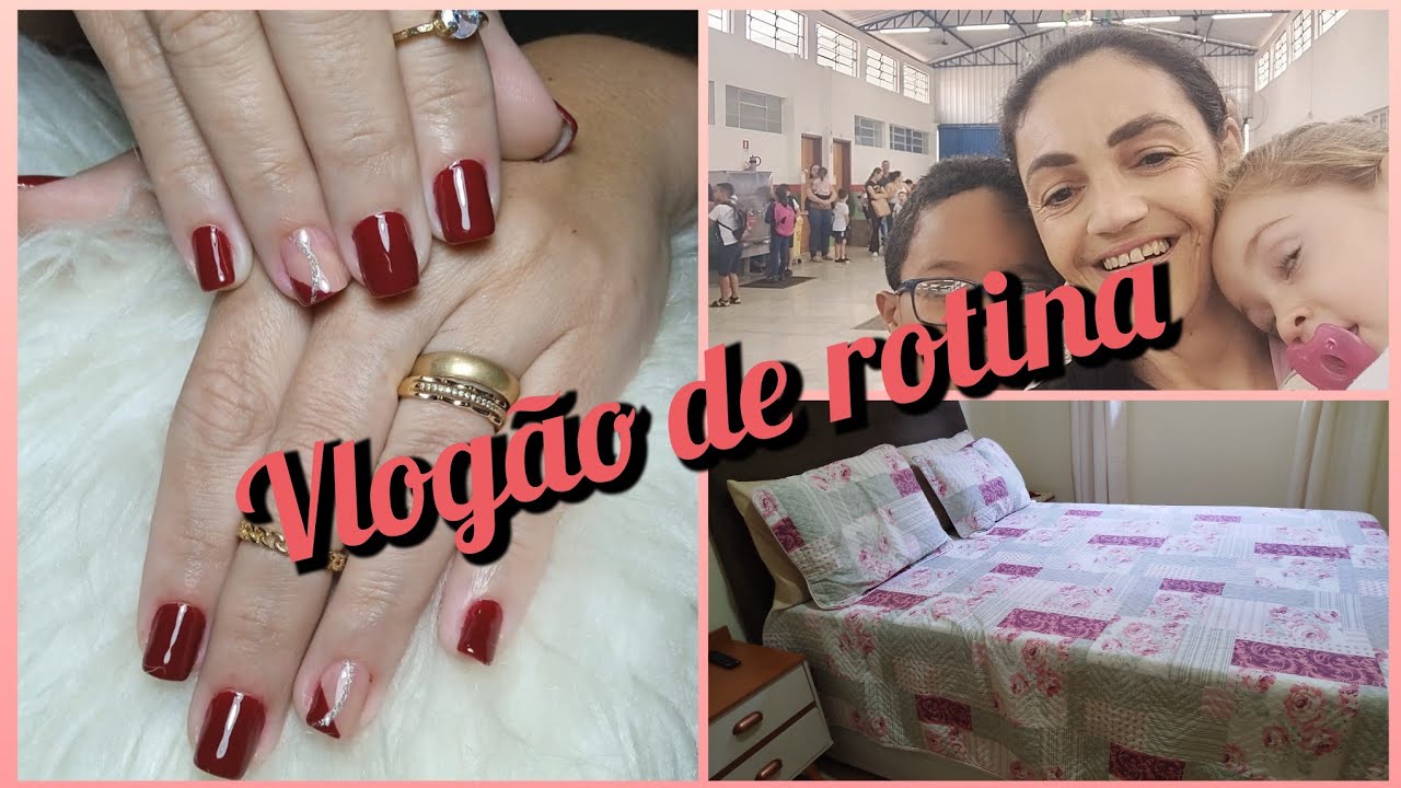 Manutenção das unhas |  Levei o marido no médico | Pastel com suco 