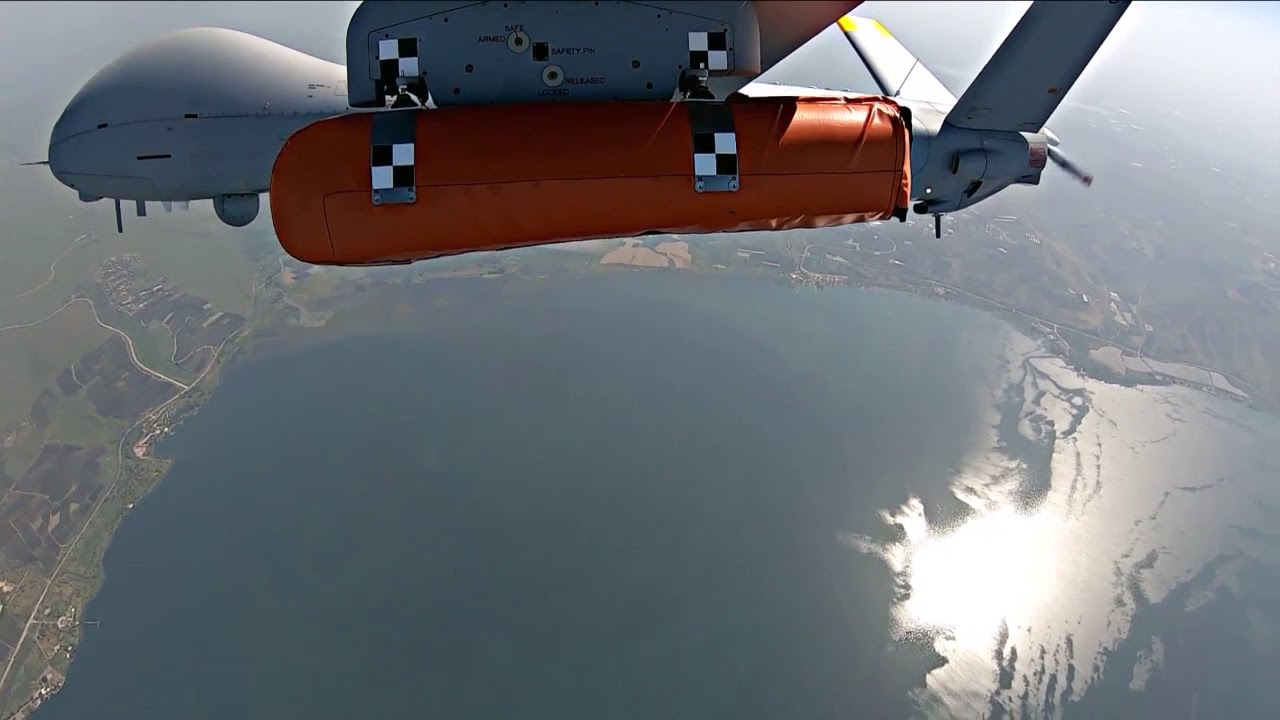 Elbit Systems / Hermes 900 Over the Sea of Galilee