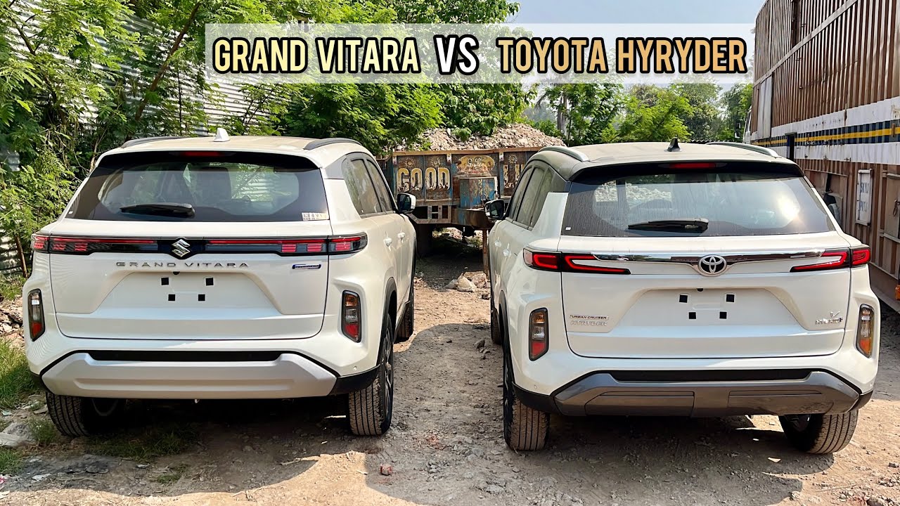 Grand Vitara VS Hyryder 🔥 Maruti Suzuki Grand Vitara Vs Toyota Hyryder Hybrid  कौनसी लोगे 2023 में?
