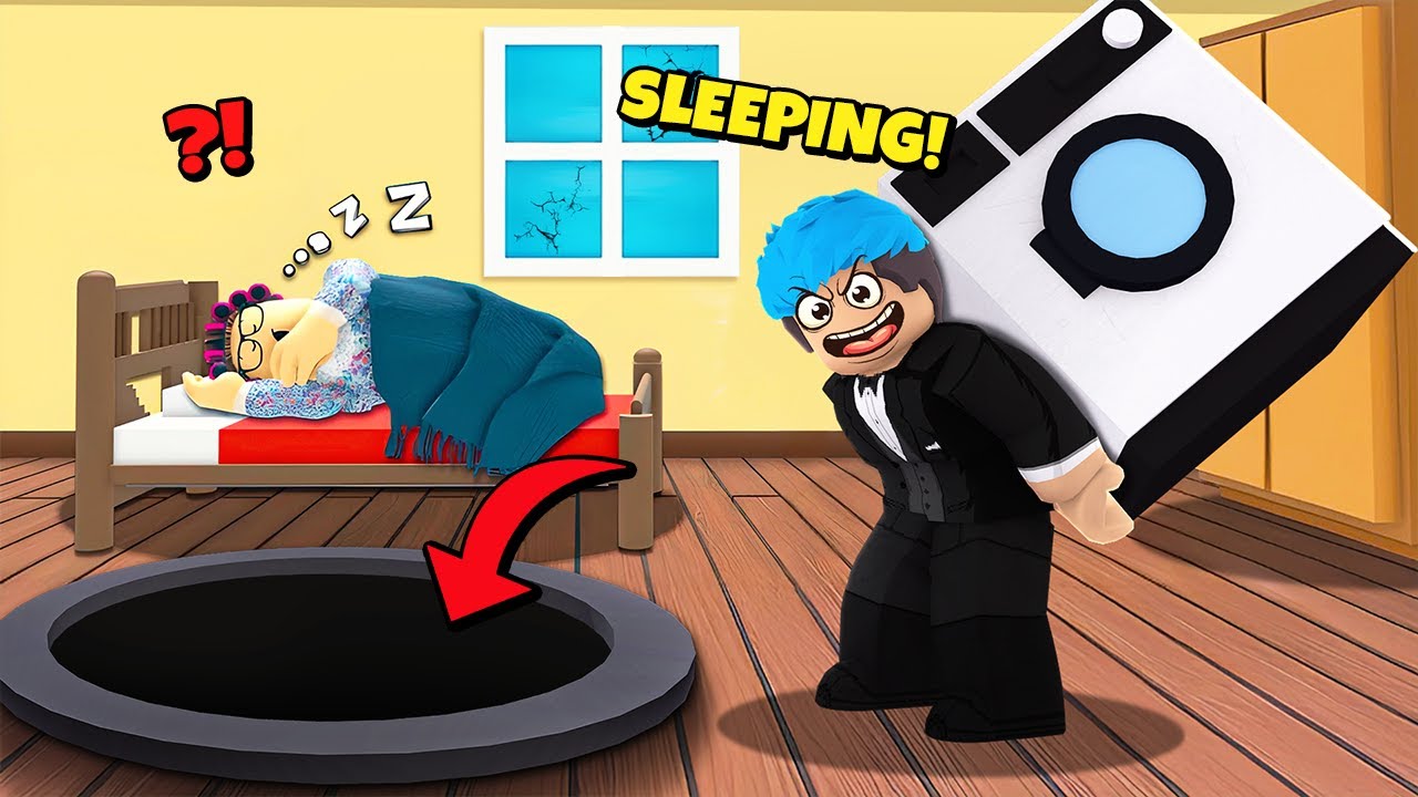 NINAKAWAN NAMIN ANG BAHAY NI GRANNY | Roblox | Rob a House