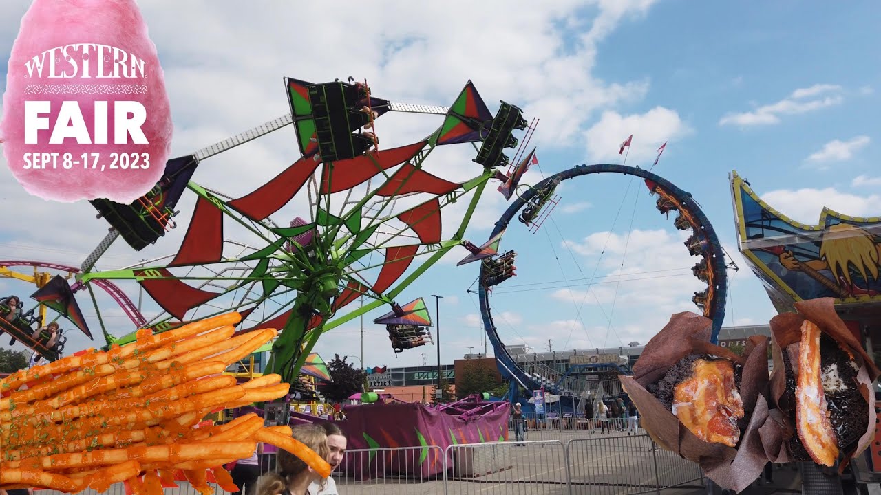 4K Western Fair 2023 in London, Ontario, Canada. Exploring the Food, Fun, and Festivities!