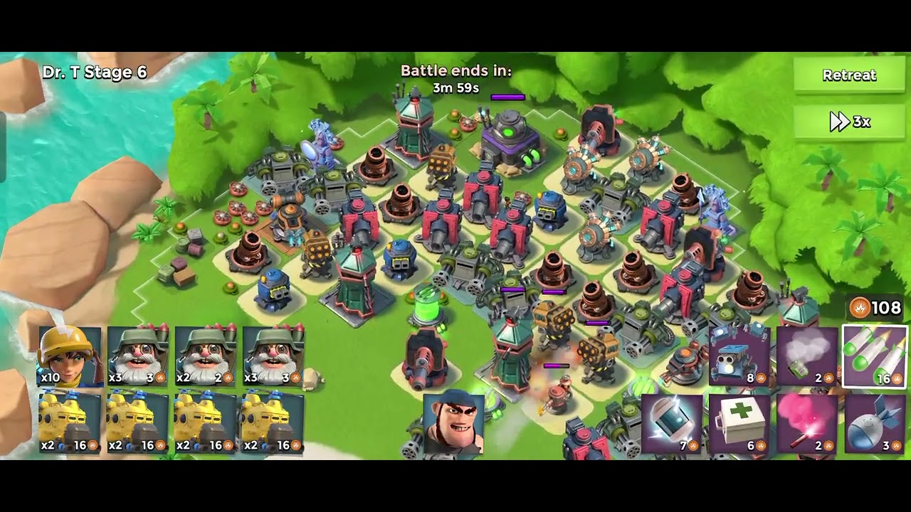 Boom beach, dr. T 