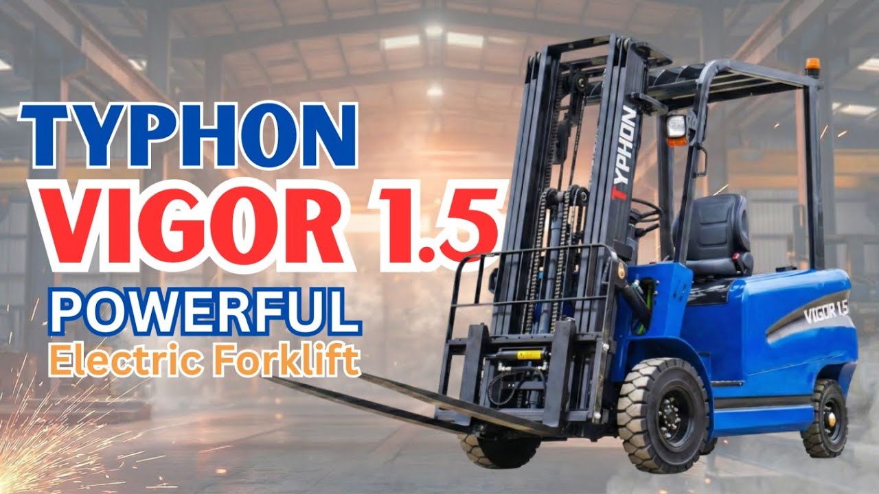 TYPHON VIGOR 1.5 Best Electric Forklift Compact Power for Indoor Warehouses with Lithium Battery
