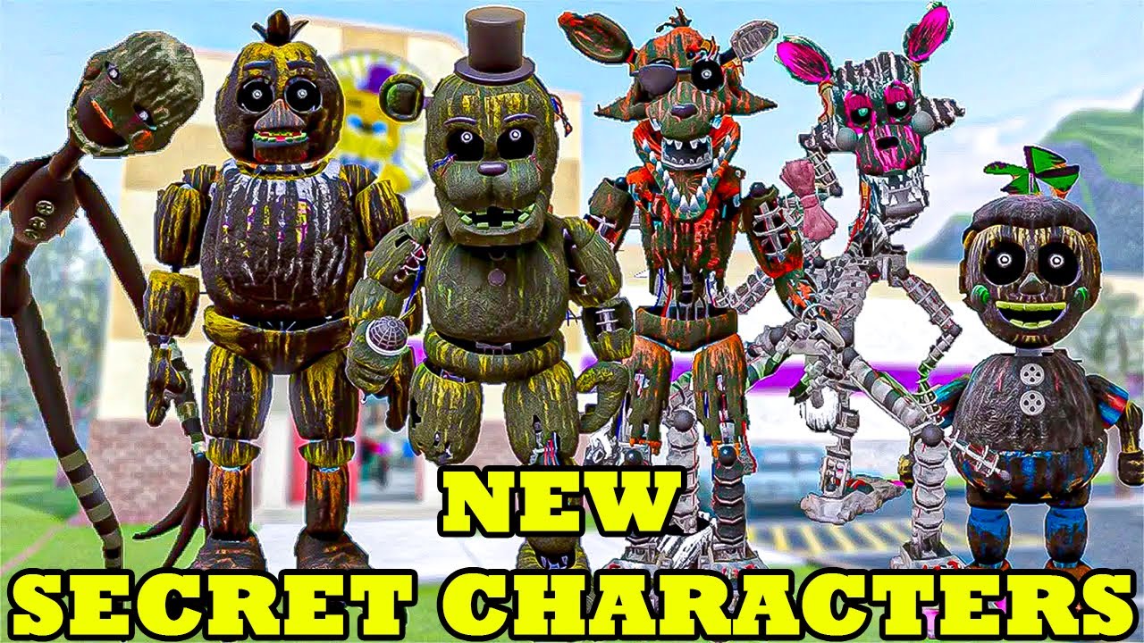 Как получить ВСЕХ 6 НОВЫХ секретных персонажей и значков в FREDBEAR'S MEGA ROLEPLAY [Roblox]