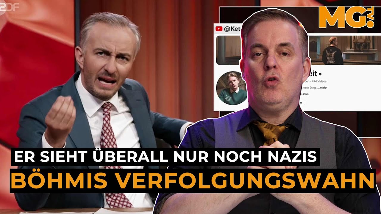 Jan BÖHMERMANN am Ende: Er sieht überall nur noch Nazis
