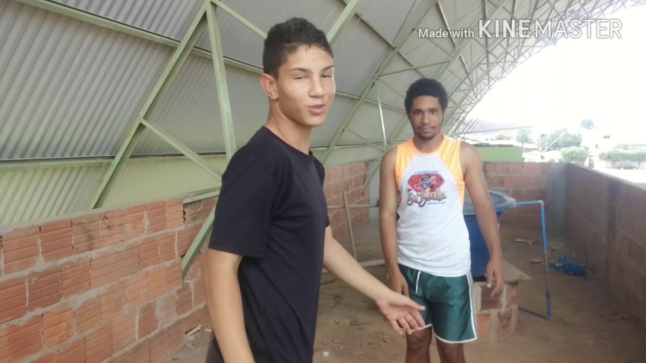 treinando  parkour