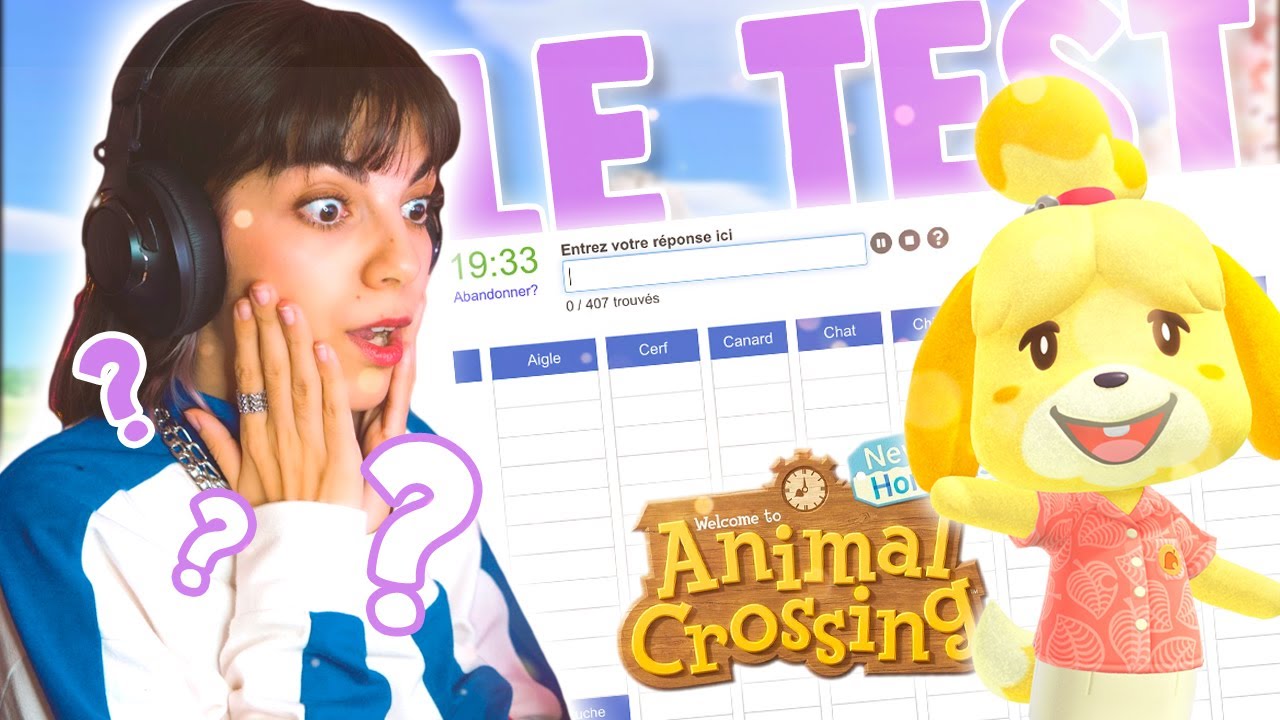 LE TEST ANIMAL CROSSING LE PLUS DIFFICILE (c'est impossible !)