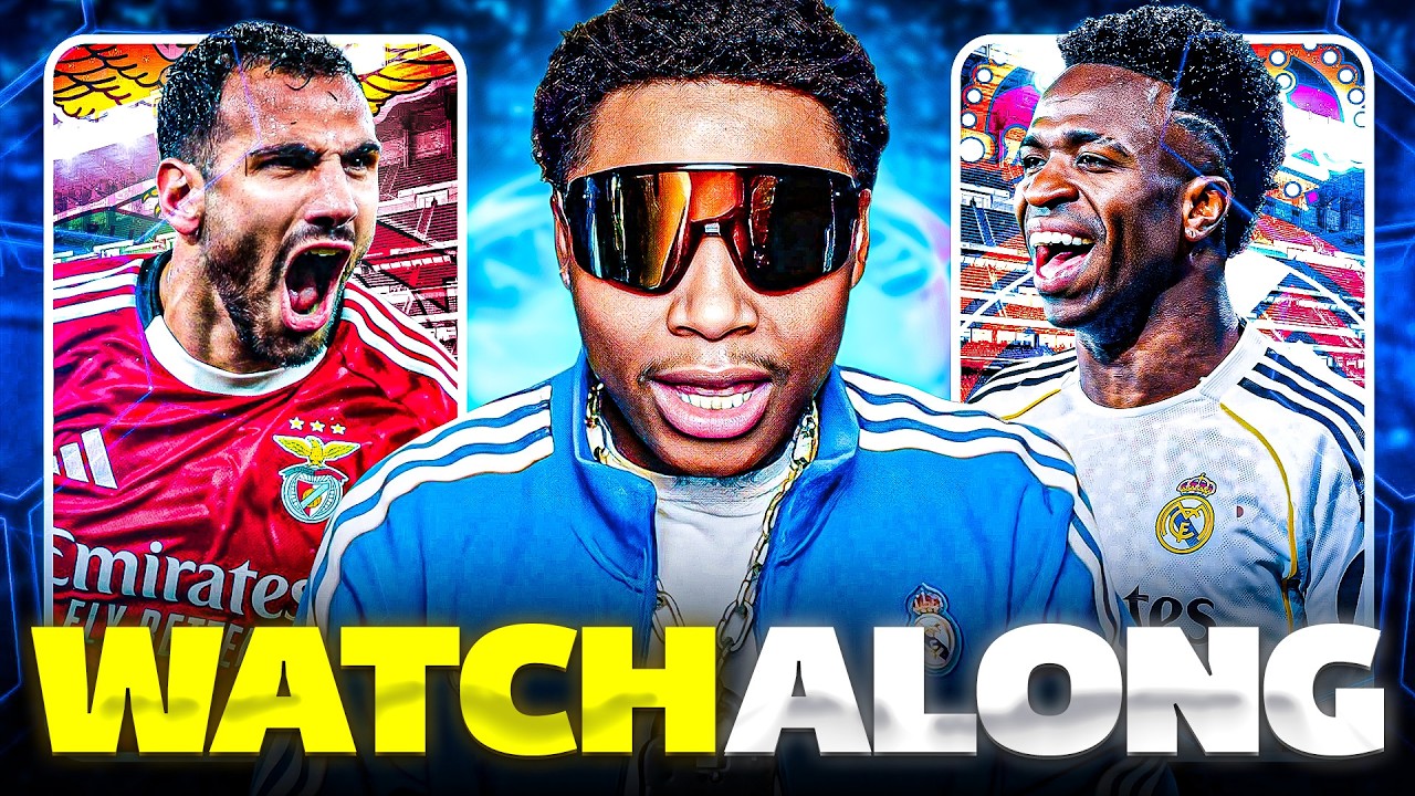 Benfica vs Real Madrid LIVE ⚪️ UCL Watch Along & Match Reaction